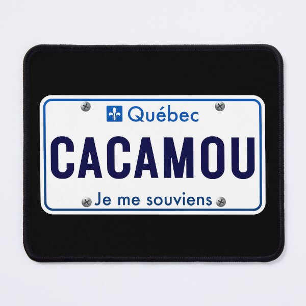 Item preview, CACAMOU Quebec Funny Car License Plate Je Me Souviens designed and sold by Quebec-Shop.