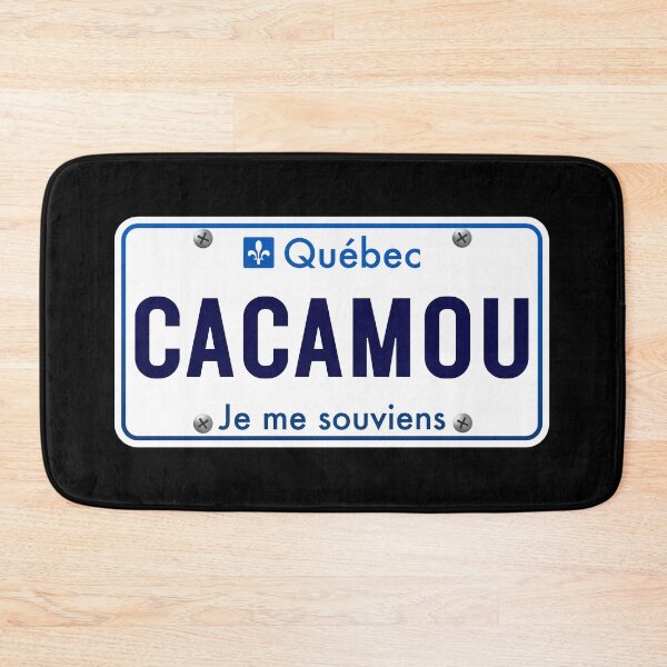 Item preview, CACAMOU Quebec Funny Car License Plate Je Me Souviens designed and sold by Quebec-Shop.