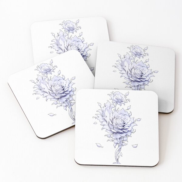 Item preview, Beautiful White Rose Flowers #BF06 designed and sold by Oyannami.