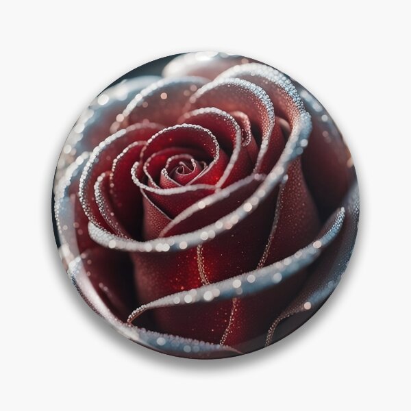 Item preview, Frosty metal rose designed and sold by LilithsDesires.