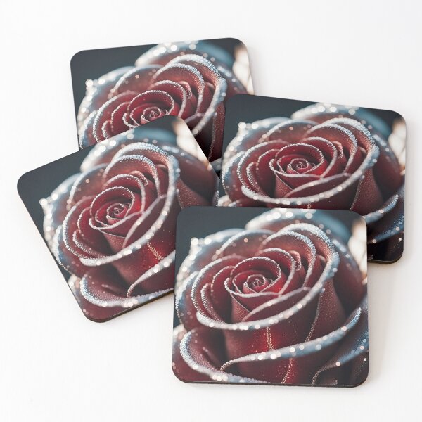 Item preview, Frosty metal rose designed and sold by LilithsDesires.