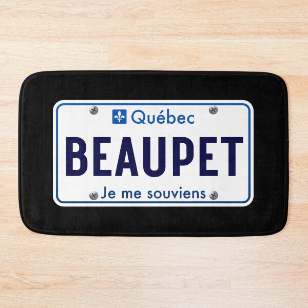 Item preview, BEAUPET Quebec Funny Car License Plate Je Me Souviens designed and sold by Quebec-Shop.