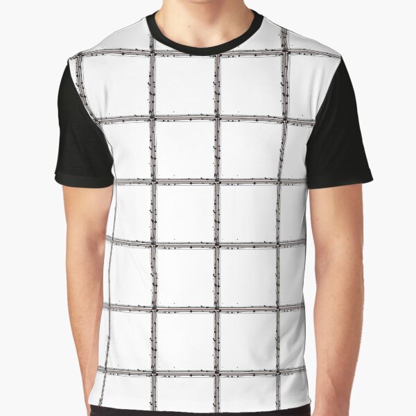 Splat frame black & white pattern Graphic T-Shirt