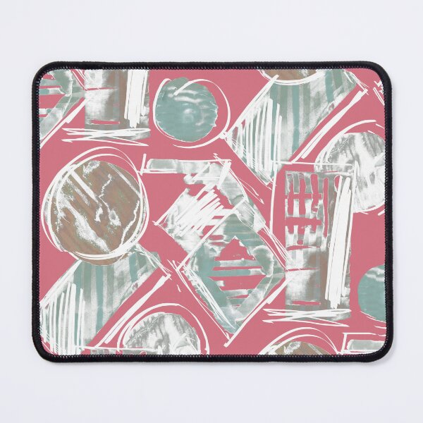 Item preview, Geometric watercolor pink designed and sold by Alessandro Remo Mazzoni Remotextiles.