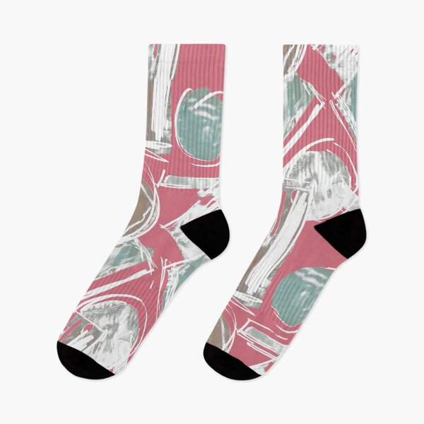 Item preview, Geometric watercolor pink designed and sold by Alessandro Remo Mazzoni Remotextiles.