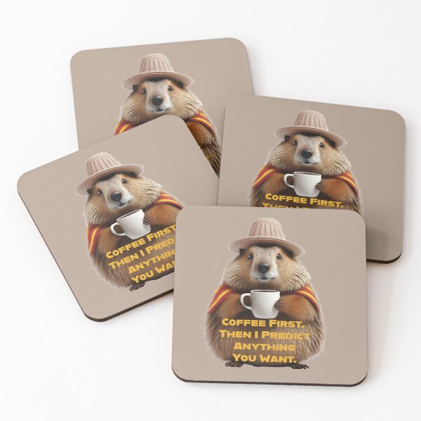 Item preview, Groundhog Day happy funny day for coffee lovers designed and sold by La Loca.