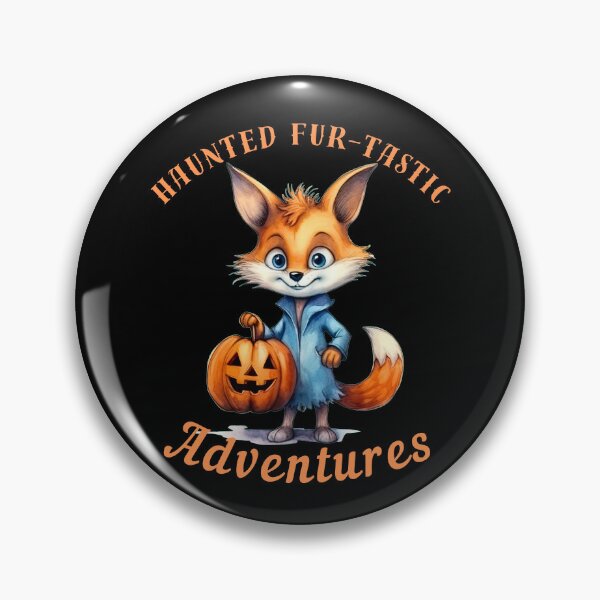 Item preview, Haunted Fur-Tastic Adventures. fox portrait designed and sold by FoxVibes.