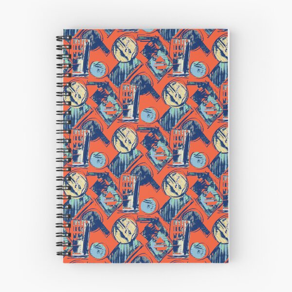 Item preview,  Geometric watercolor orange red designed and sold by Alessandro Remo Mazzoni Remotextiles.