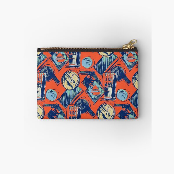Item preview,  Geometric watercolor orange red designed and sold by Alessandro Remo Mazzoni Remotextiles.