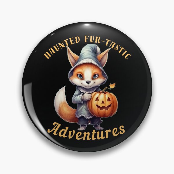 Item preview, Haunted Fur-Tastic Adventures. fox saying designed and sold by FoxVibes.