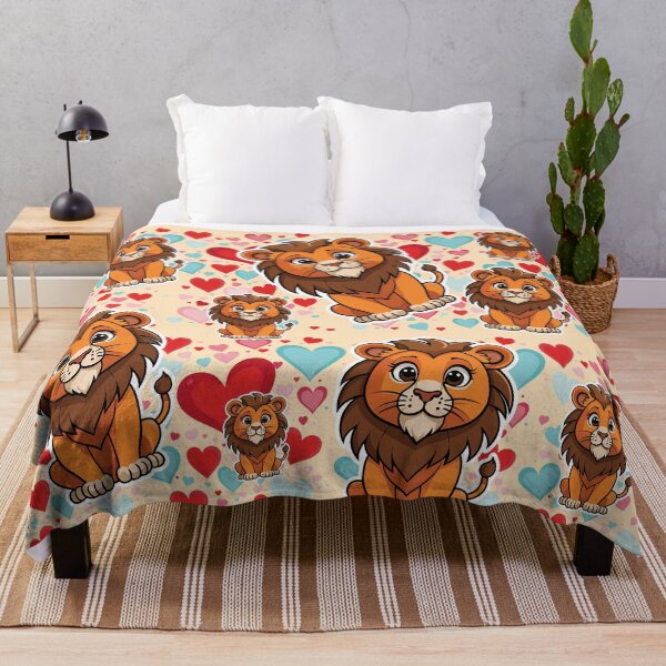 Item preview, Lion and Hearts designed and sold by karsivenco.