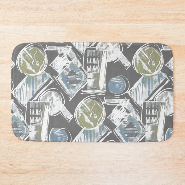 Item preview, Copy of Geometric watercolor gray blue light designed and sold by Alessandro Remo Mazzoni Remotextiles.