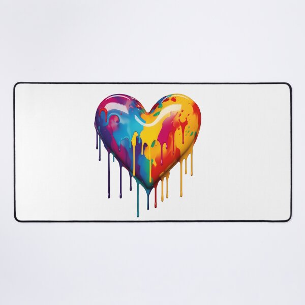Item preview, Painted Heart - Love Save The Planet   designed and sold by Suwishop.