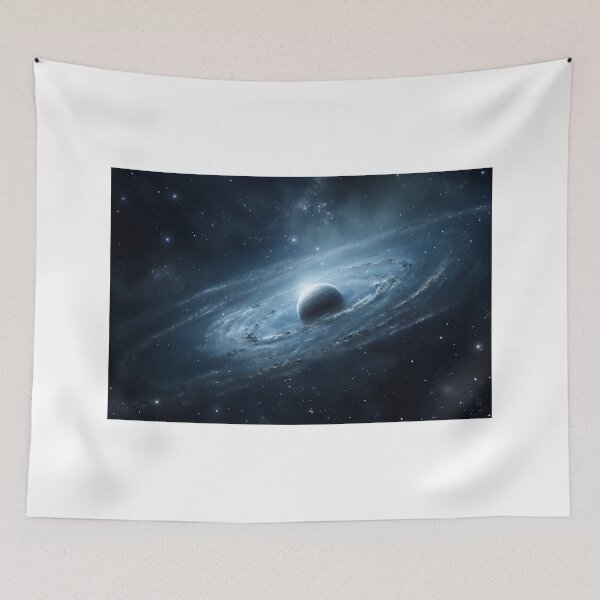 Item preview, Cloud Ringed Planet Deep Space Art designed and sold by PeteRascal.