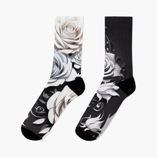 Item preview, Beautiful Rose B/W Flowers #BF00 designed and sold by Oyannami.