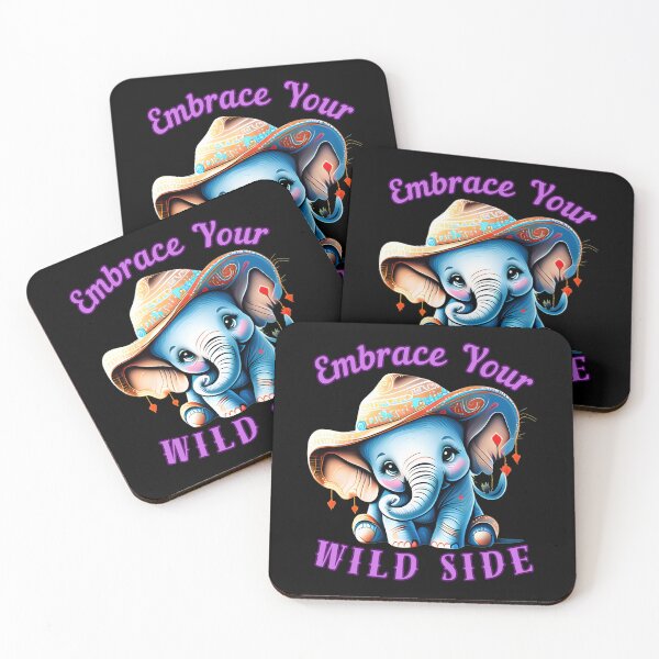 Item preview, Embrace Your Wild Side. elephant face designed and sold by ElephantVibes.