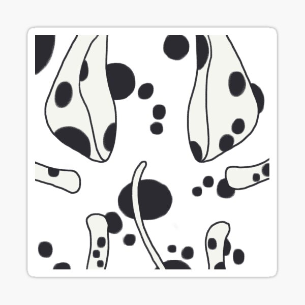 Dalmatian Print  Sticker