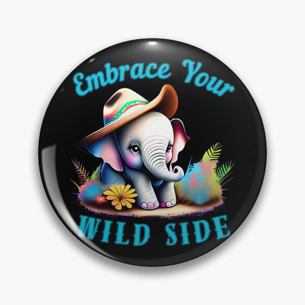 Item preview, Embrace Your Wild Side. adorable elephant designed and sold by ElephantVibes.