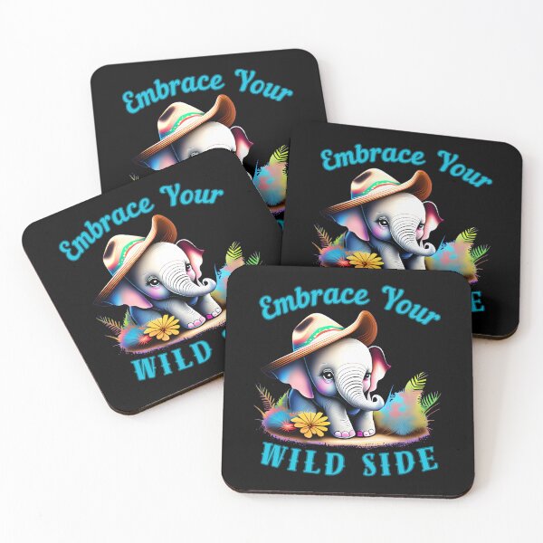 Item preview, Embrace Your Wild Side. adorable elephant designed and sold by ElephantVibes.
