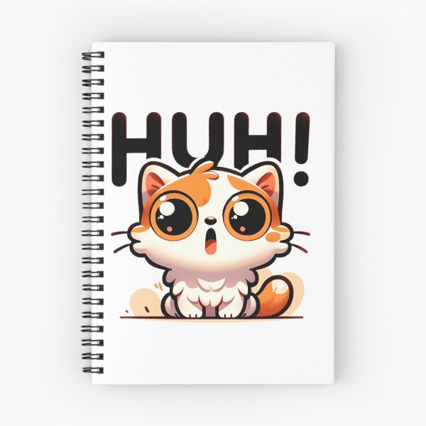 Item preview, Huh Cat Meme Sticker: Puzzled Kitty designed and sold by NexaArts.