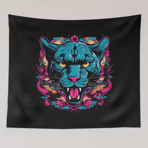 Item preview, American Traditional Black Panther designed and sold by Goku Creations.