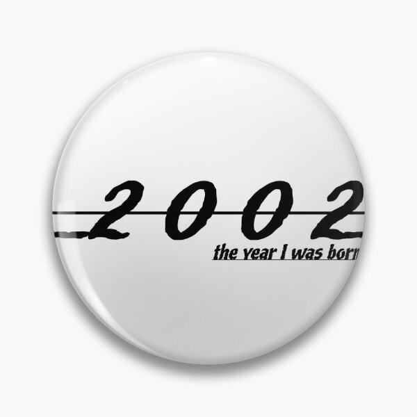 Item preview, "2002 Year: Nostalgic and Timeless Graphic with Classic Font" designed and sold by Huycao211.