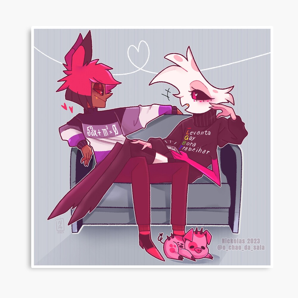 Alastor and Angel take a break (RadioDust - Hazin Hotel)