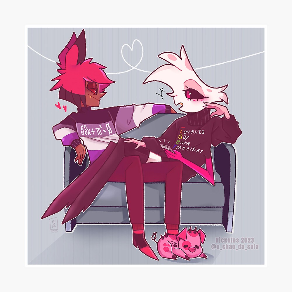 Alastor and Angel take a break (RadioDust - Hazin Hotel)