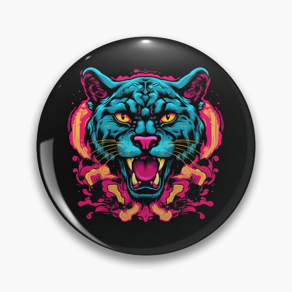 Item preview, American Traditional Furious Black Panther designed and sold by Goku Creations.