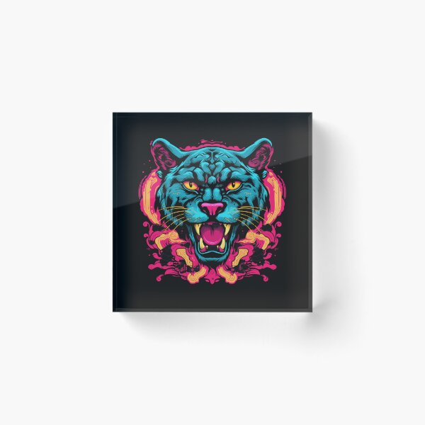 Item preview, American Traditional Furious Black Panther designed and sold by Goku Creations.