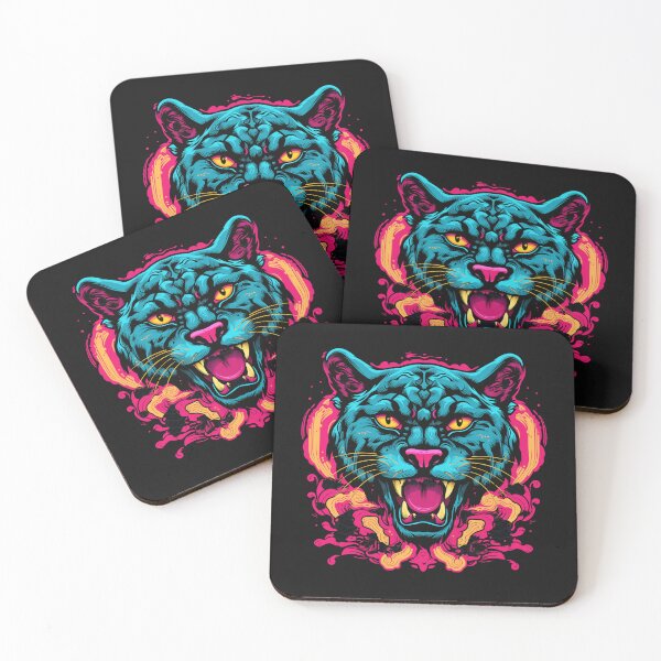 Item preview, American Traditional Furious Black Panther designed and sold by Goku Creations.