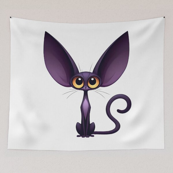 Item preview, Mystique Feline: The Enigmatic Cartoon Cat designed and sold by Vitalka-uk.