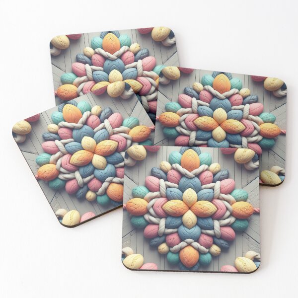 Item preview, Ropes and eggs pattern with wooden texture designed and sold by pixamd.