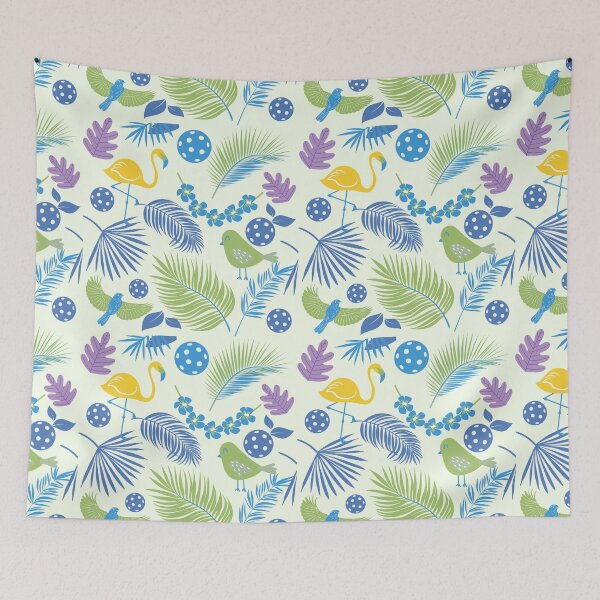 Item preview, Pickleball Paradise - vibrant tropical and playful design pattern designed and sold by Mehwish.