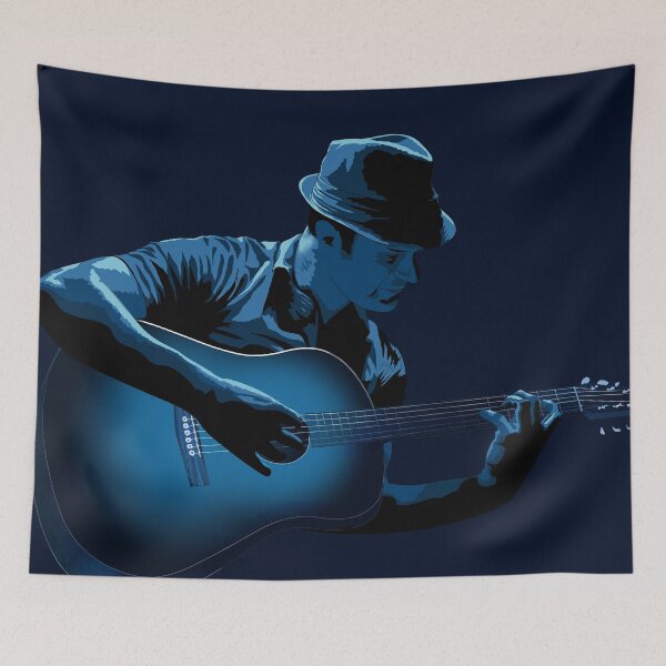 Item preview, ACOUSTIC GUITAR, MAN PLAYING ACOUSTIC, ABSTRACT RETRO DISTRESSED designed and sold by Danicus666.