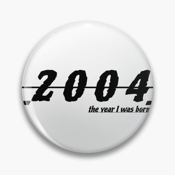 Item preview, "2004 Year: Nostalgic and Timeless Graphic with Classic Font" designed and sold by Huycao211.