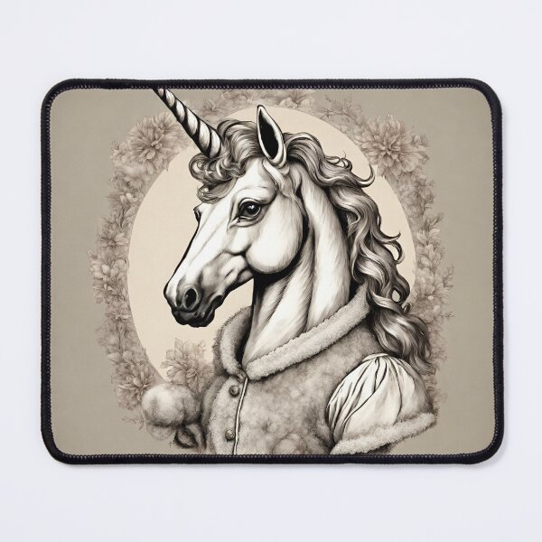 Item preview, Cute Unicorn Head, Vintage Unicorn Art For Unicorn Fans designed and sold by haRexia.