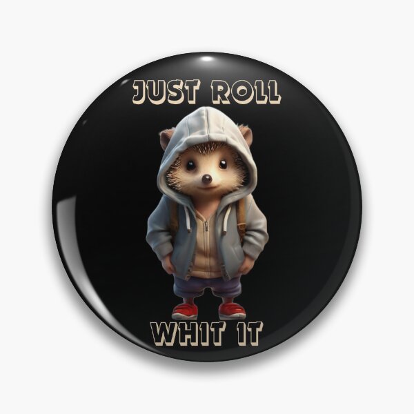 Item preview, Just Roll Whit It (Hedgehog Edition) t-shirt designed and sold by THISisIT-eshop.