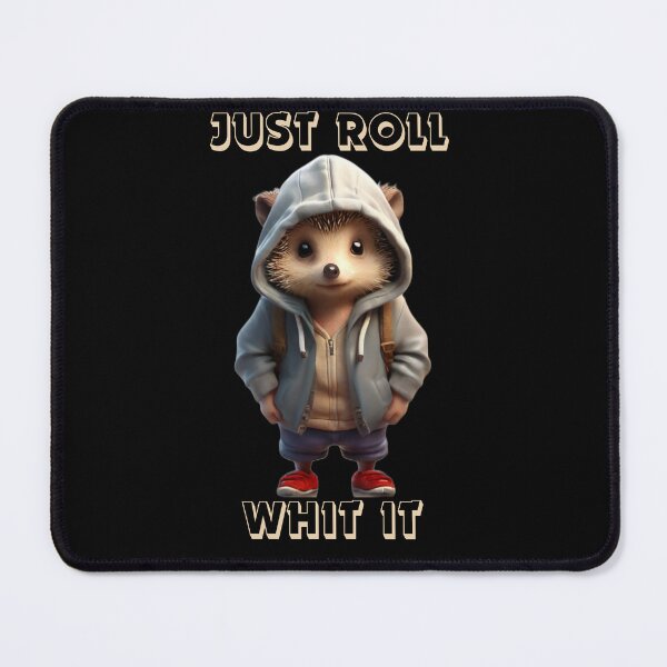 Item preview, Just Roll Whit It (Hedgehog Edition) t-shirt designed and sold by THISisIT-eshop.