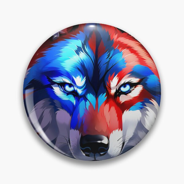 Item preview, Whispers of the Wild: A Wolf's Portrait designed and sold by modernaarte.