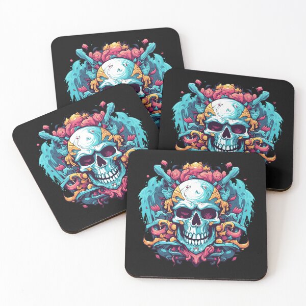 Item preview, American Traditional Cartoon Skull designed and sold by Goku Creations.
