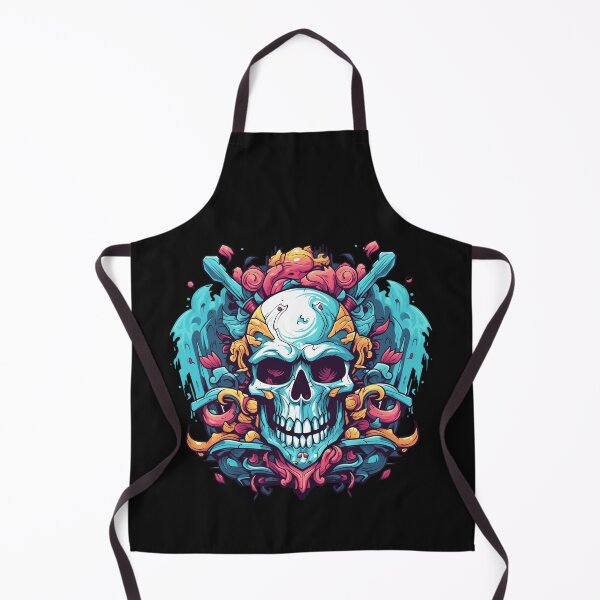 Item preview, American Traditional Cartoon Skull designed and sold by Goku Creations.