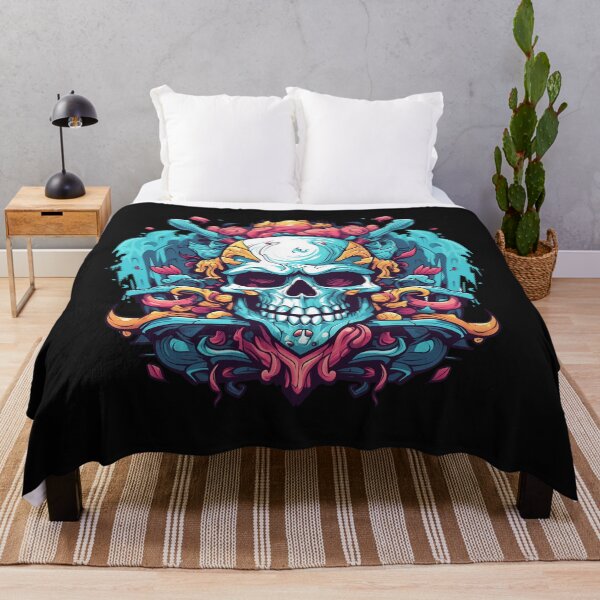 Item preview, American Traditional Cartoon Skull designed and sold by Goku Creations.