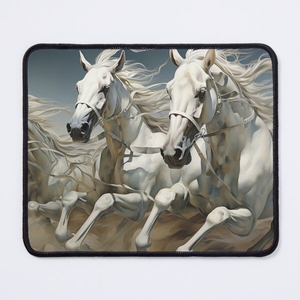 Item preview, Galloping White Horses designed and sold by whitecat23.