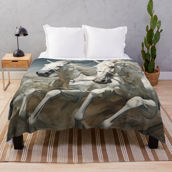 Item preview, Galloping White Horses designed and sold by whitecat23.
