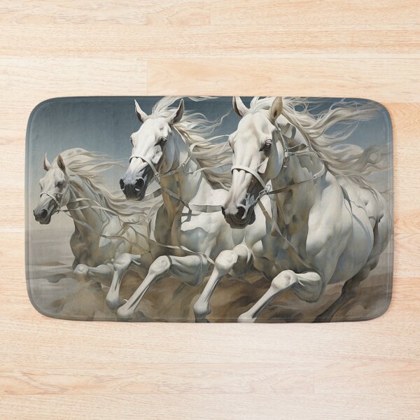 Item preview, Galloping White Horses designed and sold by whitecat23.