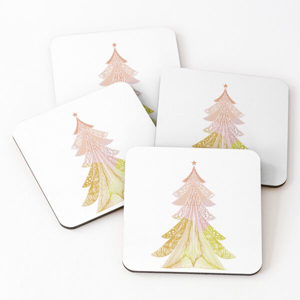 Item preview, Christmas Tree zentangle Pastel gradient  designed and sold by Rexyy Studio .