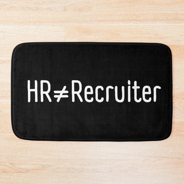 Item preview, HR not equals to Recruiter  designed and sold by trendingatees.