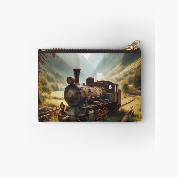 Item preview, Abandoned train in nature designed and sold by Yourdreamworld.