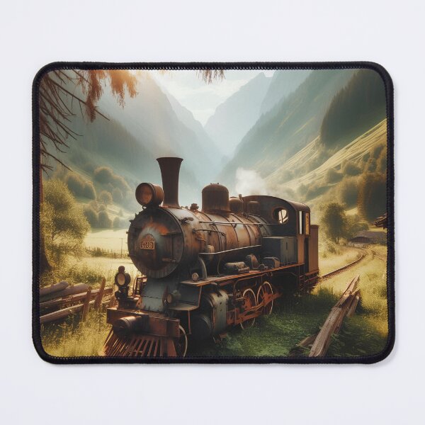 Item preview, Abandoned train in nature designed and sold by Yourdreamworld.